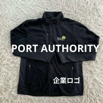 PORT AUTHORITY 기업 로고 플리스 자켓