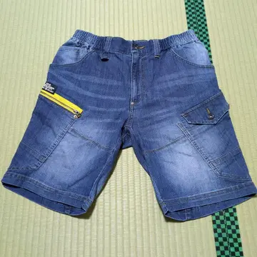 바틀 하프 데님 팬츠 코듀라 제 작업옷