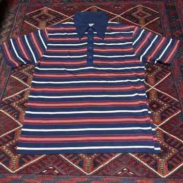 70s MOJAVE OF CALIFORNIA 보더 피케 셔츠 L