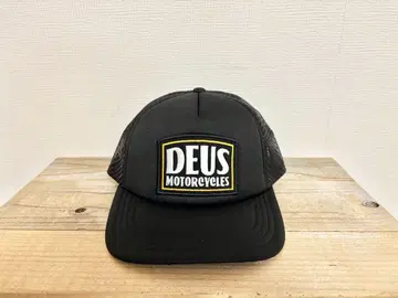 DEUS EX MACHINA 블랙 메쉬 캡 택 포함