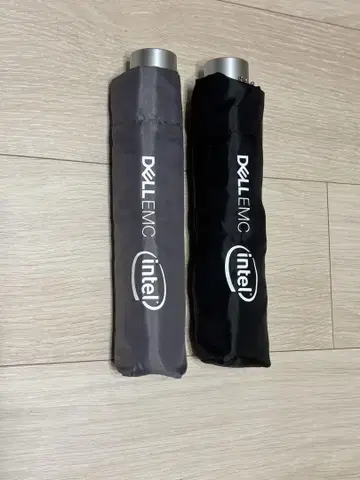DELL EMC Intel 접이식 우산 세트 그레이 블랙