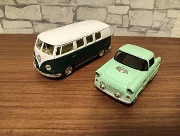 VW 버스 및 클래식 자동차 풀백 자동차 세트