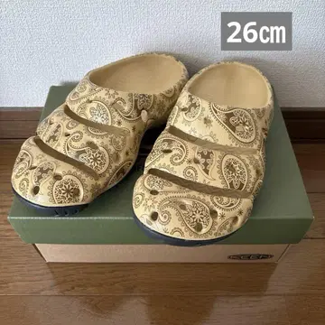 KEEN 요가 예술 페이즐리 무늬 클로그 샌들 26cm