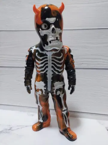 MARBLE SKULLMAN 블랙 오렌지 마블