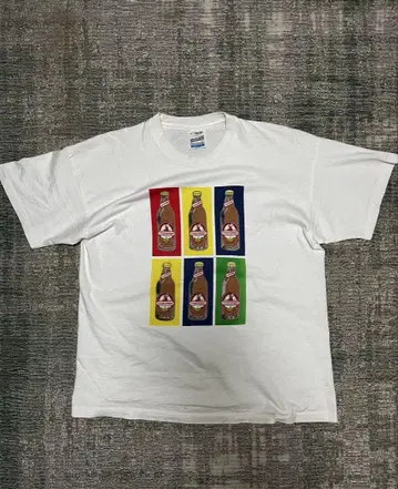 초레어! 90년대 FRUIT OF THE LOOM 맥주 회사 셔츠
