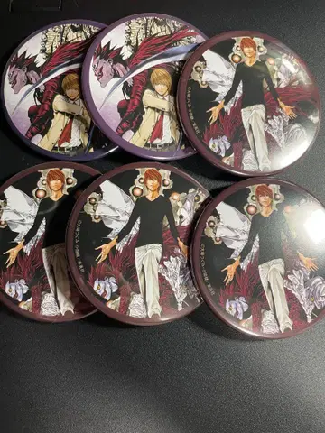 DEATHNOTE 데스노트 럭키 캔뱃지 야가미 라이토 라이트 키라 6종