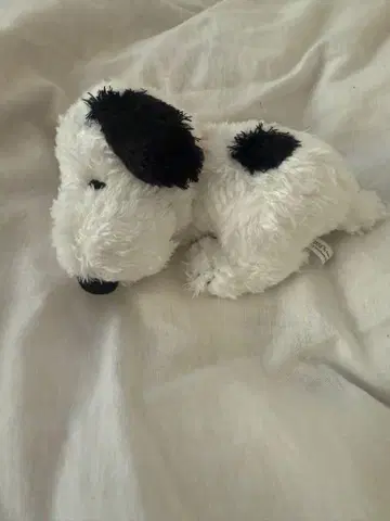 스누피 봉제 인형 화이트/블랙