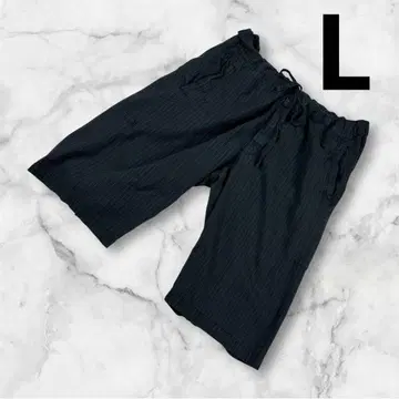 남성용 일본 의류 진베이 네이비 L 사이즈