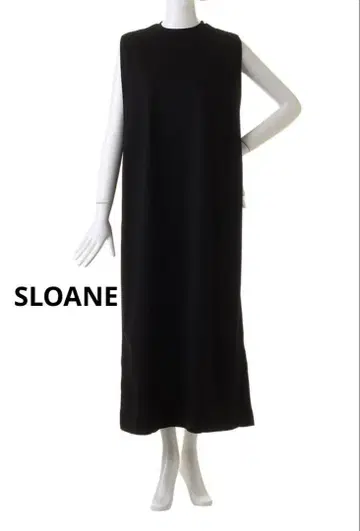 SLOANE 코튼 컴팩트 수피마 분또 턱 숄더 원피스