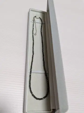 블랙 다이아몬드 목걸이 20.12CT
