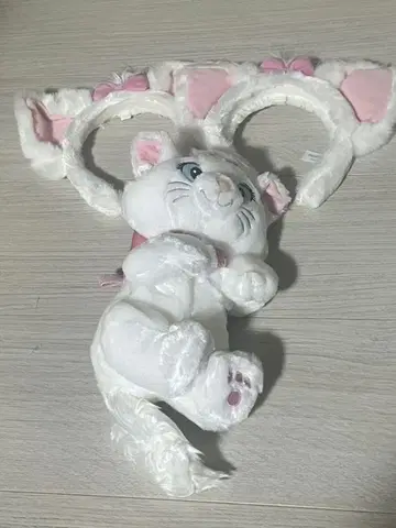 마리 봉제 인형 숄더 백 머리띠
