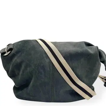 새상품급 FURLA 훌라 숄더백 스웨이드 가죽 그레이