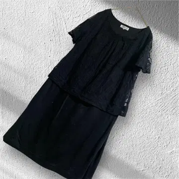 빅 사이즈! SONIA BY SONIA RYKIEL 레이스 절개 원피스