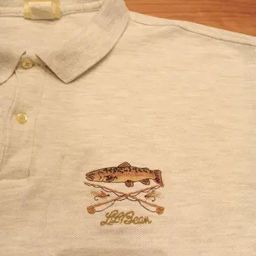 90s LLBean USA제 피케 셔츠 M