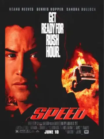 SPEED 스피드 영화 티셔츠 키아누 리브스 매트릭스 레어 존