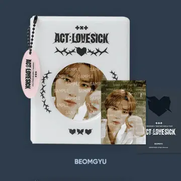txt 봄규 ACT:LOVESICK 미니 포토 카드 바인더