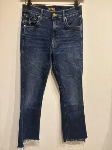 MOTHER THE INSIDER CROP STEP FRAY 26 데님