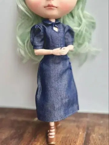 브라이스 리카짱 22cm 1/6 인형용 원피스(데님) 세트