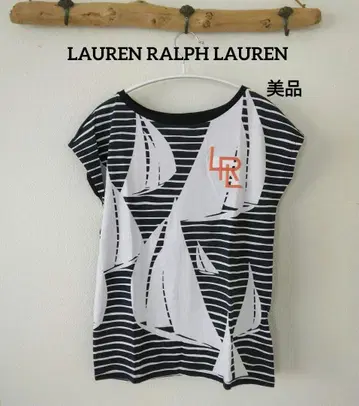 LAUREN RALPH LAUREN 풀오버 티셔츠 요트 패턴 새상품급