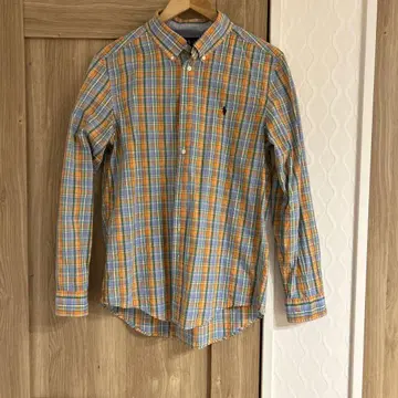 Ralph Lauren 체크 무늬 버튼 다운 셔츠 XL