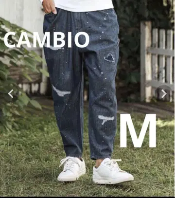CAMBIO(캄비오) Hickory Denim 페인터 팬츠 M