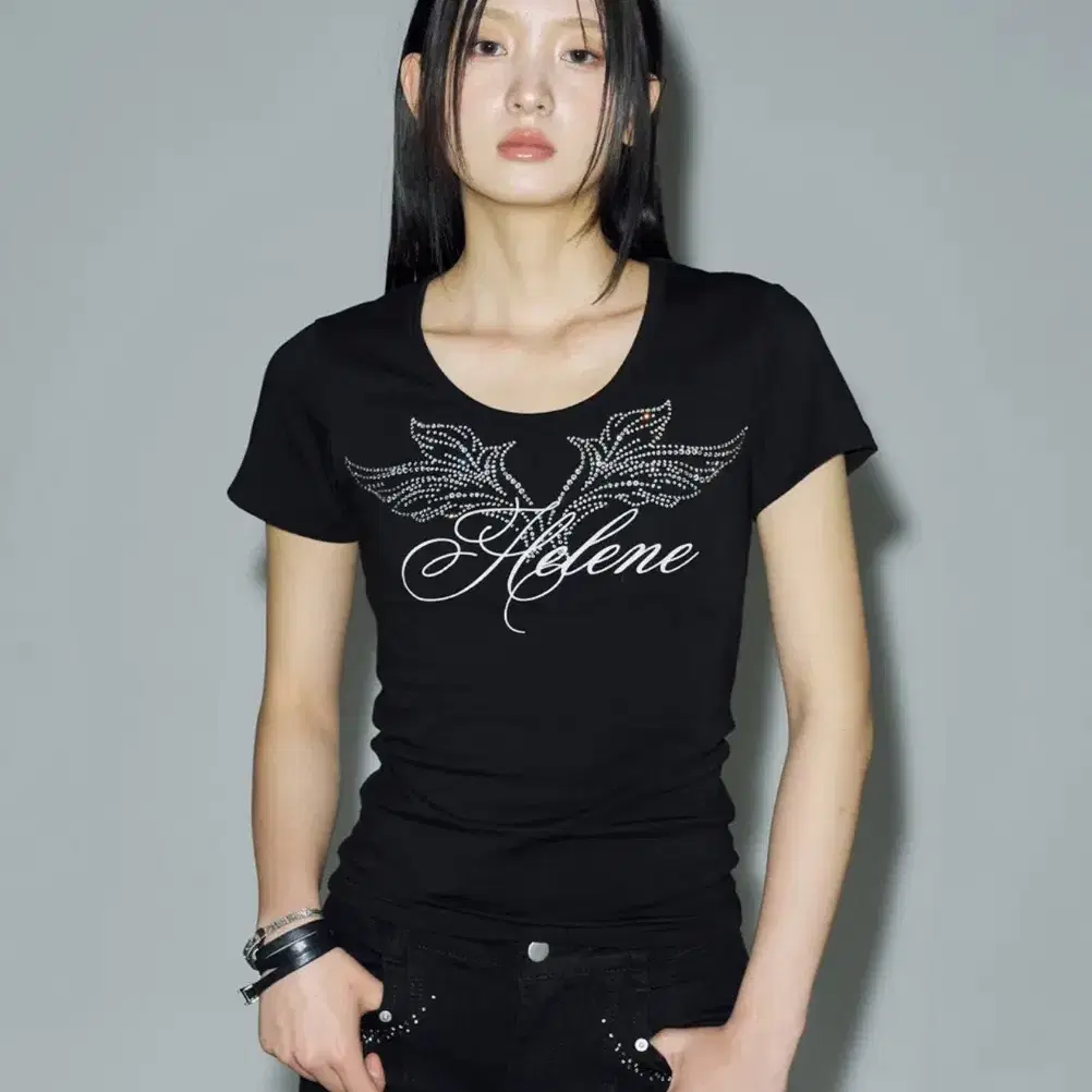 ★HELENE PARIS★ Disco Artwork Half T-Shirt Sepia Items Similar to Helene Paris Logo Short Sleeve Half