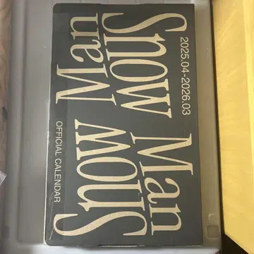 Snow Man 공식 달력 2025-2026