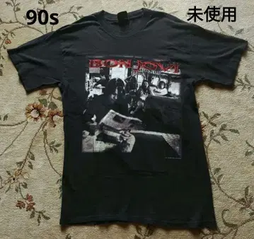 미사용 90년대 BON JOVI 본 조비 투어 티셔츠 L USA제