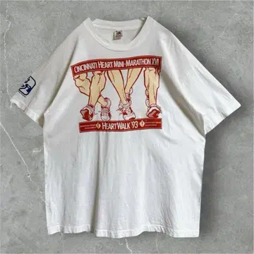 90s 프룻 오브 더 룸 USA제 빈티지 티셔츠 XL 화이트 4122