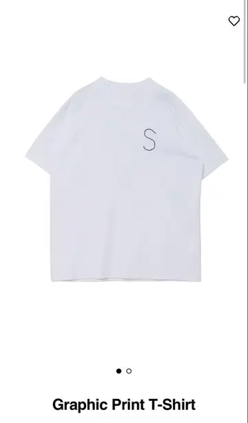 사카이 그래픽 프린트 티셔츠 size2