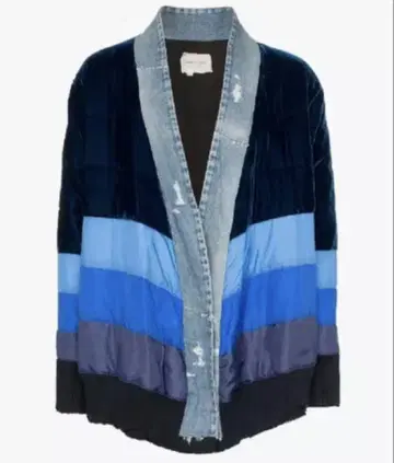 그렉 로렌 Greg Lauren 벨벳 Puffy 기모노 자켓