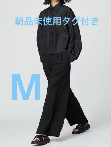 유니클로 c UNIQLO:C 감동 턱 와이드 팬츠