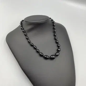 061 블랙 비즈 목걸이