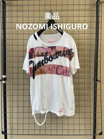 새상품급 NOZOMI ISHIGURO 노조미 이시구로 데미지 가공 티셔츠