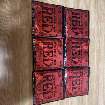 원피스 필름 레드 캔뱃지 6개 세트