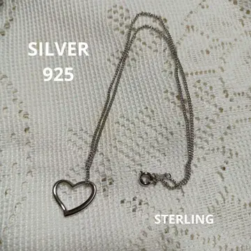 STERLING SILVER 925 하트 목걸이