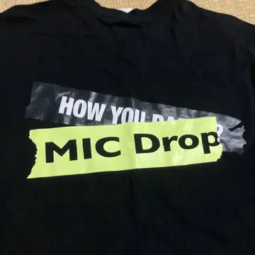 BTS MIC DOROP 티셔츠
