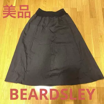 BEARDSLEY 비어즐리 블랙 플레어 롱 스커트