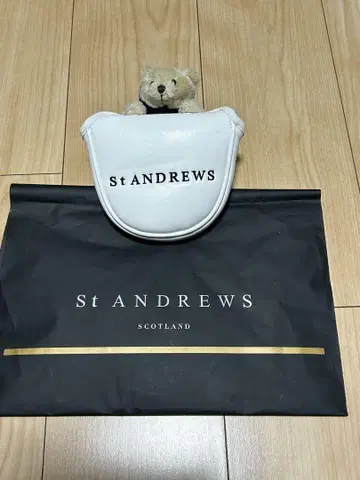 St ANDREWS 세인트 앤드루스 테디베어 말렛형 퍼터 커버