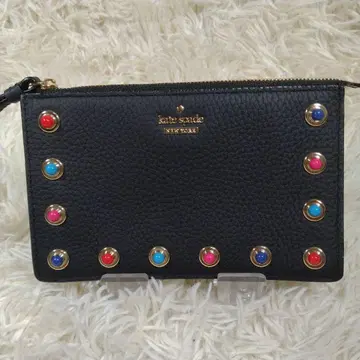 새상품급 kate spade new york 비쥬 스터드 파우치 블랙