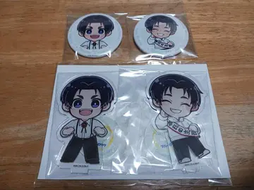 나나호시 니지로 벌스데이 아크릴 스탠드 & 캔뱃지 세트 블루 록