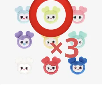BABY LOVELYS 랜덤 봉제 인형 반지