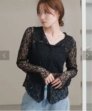 Kastane 카라 부착 레이스 풀오버
