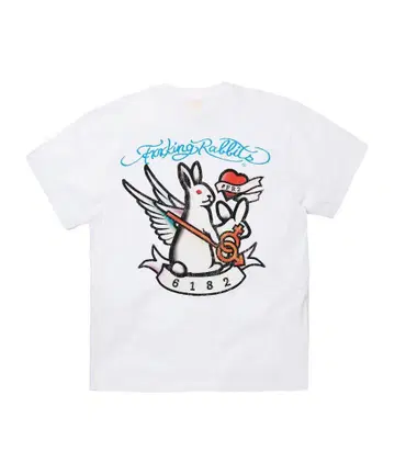 FR2 Rabbits Tattoo Garment Dye 사이즈 M