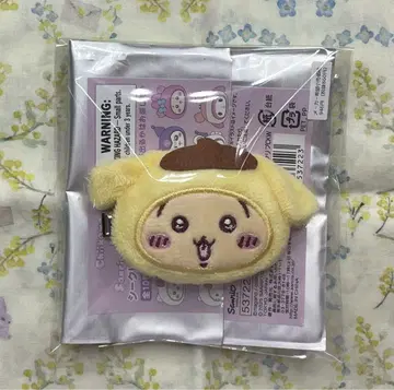 치이카와 산리오 헤어 클립 토끼 폼폼푸딩