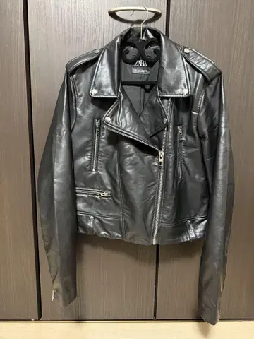 자라 블랙 라이더 자켓 L