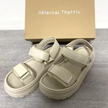 Oriental Traffic 베이지 스포츠 샌들