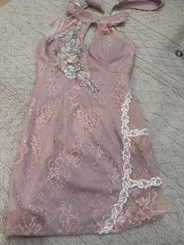 anier ROBE. 핑크 타이트 드레스