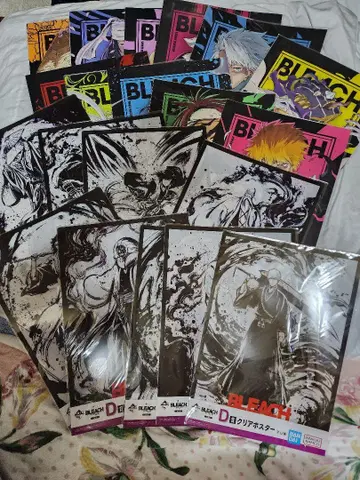 미개봉 BLEACH 제일복권 클리어 포스터 20종 컴프 세트