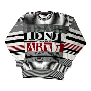중고품 BARNI VARNIO 바르니바노 로고 스웨터 XL